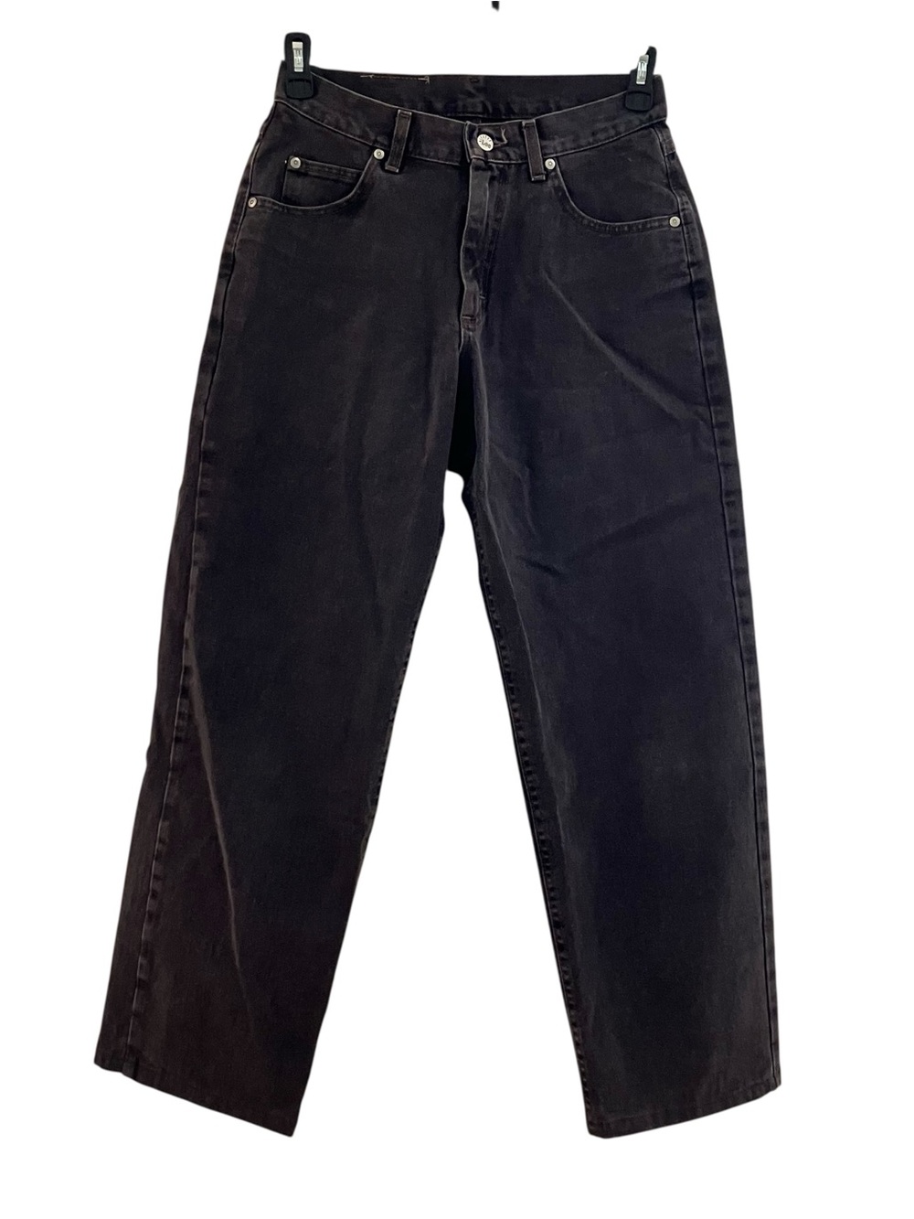 Vintage Lee Riveted Brown Denim Jeans Men’s 29x29 Straight Leg Pants - Picture 3 of 16